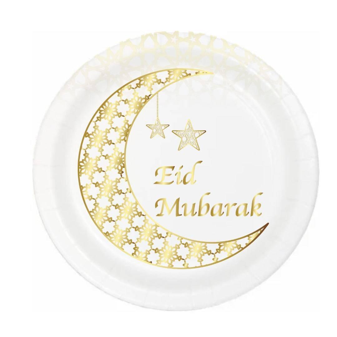 Eid Mubarak borden verpakt per 5 - Bazaarwinkel